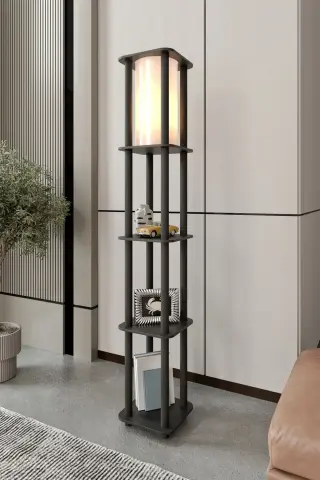 Estantes Kare Dekoratif Raflı Lambader